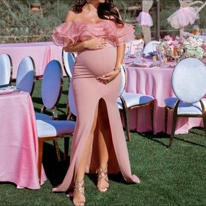 Maternity Pink Gown